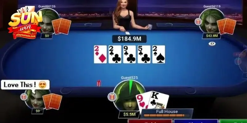 3 kinh nghiệm chơi Poker chuẩn tại Sunwin
